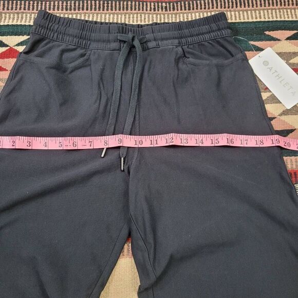 NWT Athleta Farallon Pant Sz XS Black Straight Cropped Casual Active 533741 - Picture 8 of 10